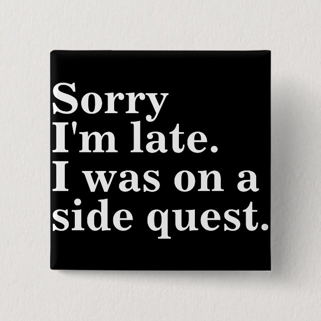 Förlåt att jag är sen. Jag var på en sidofråga.Spe Knapp (Framsida)