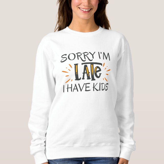 Förlåt att jag är sen med barn t shirt (Framsida)