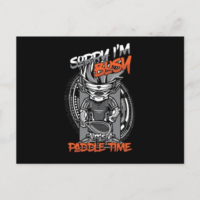 Förlåt att jag är sen med sadeltiden vykort (Framsida)