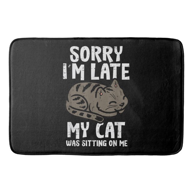 Förlåt att jag är sen med Sitta på mig... Badrumsmatta (Framsidan)