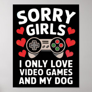 Förlåt att jag bara spelar videospel i Kärlek och Poster