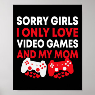 Förlåt att jag bara spelar videospel i Kärlek och Poster