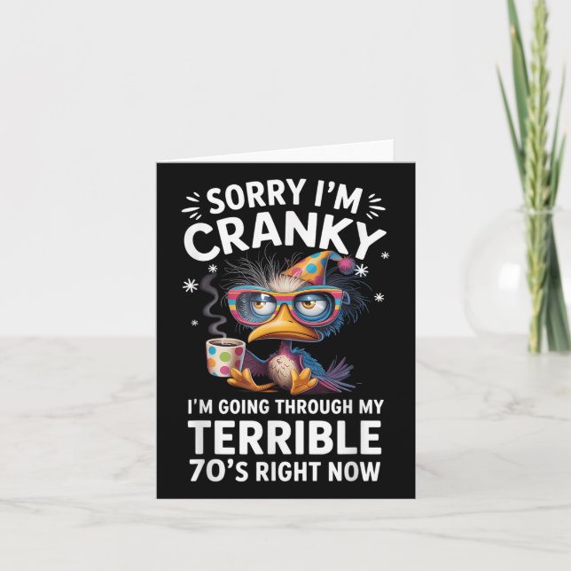 Förlåt att jag går igenom mina fruktansvärda 70-ta kort (Framsida)