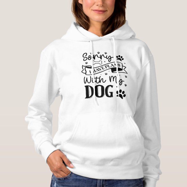 Förlåt att jag har planer med min Hund - Women's H T Shirt (Framsida)