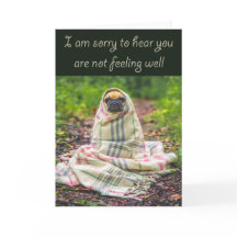 Förlåt att jag hörde att du inte mår bra.