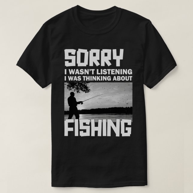 Förlåt att jag hörde att jag tänkte på Fishi T Shirt (Design framsida)