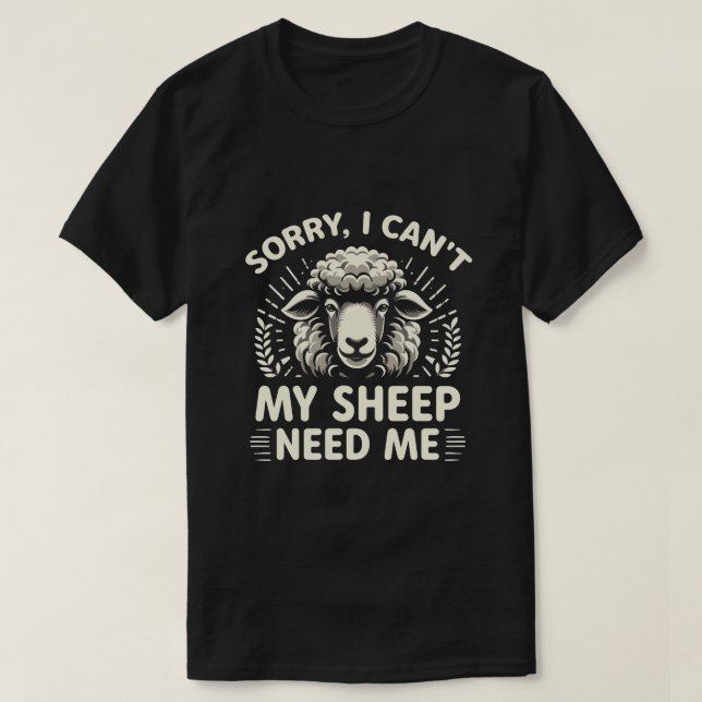 Förlåt att jag inte behöver mig. t shirt (Design framsida)