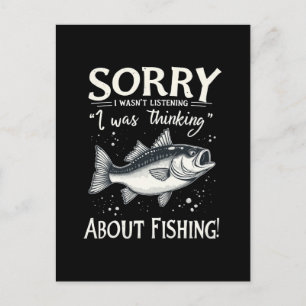 Förlåt att jag inte hörde att jag tänkte på fisk helg vykort