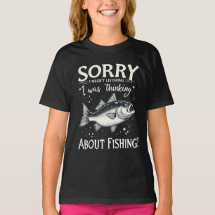 Förlåt att jag inte hörde att jag tänkte på fisk t shirt
