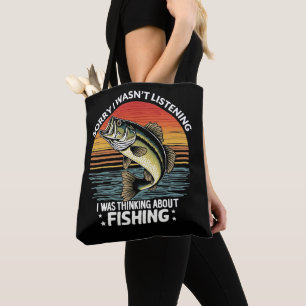 Förlåt att jag inte hörde att jag tänkte på fisk tygkasse