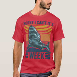 Förlåt att jag inte kan dess veckofinna Shark Älsk T Shirt