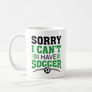 Förlåt att jag inte kan ha fotboll kaffemugg