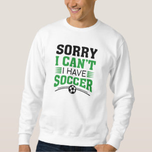 Förlåt att jag inte kan ha fotboll lång ärmad tröja