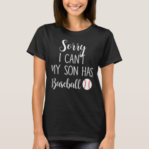 Förlåt att jag inte kan min son har basket t shirt