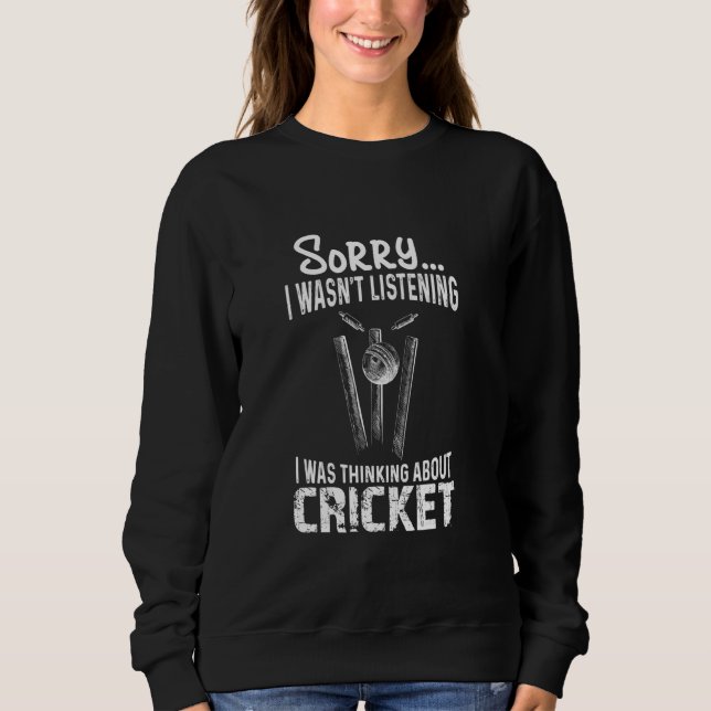 Förlåt att jag inte lyssnade på Cric. T Shirt (Framsida)