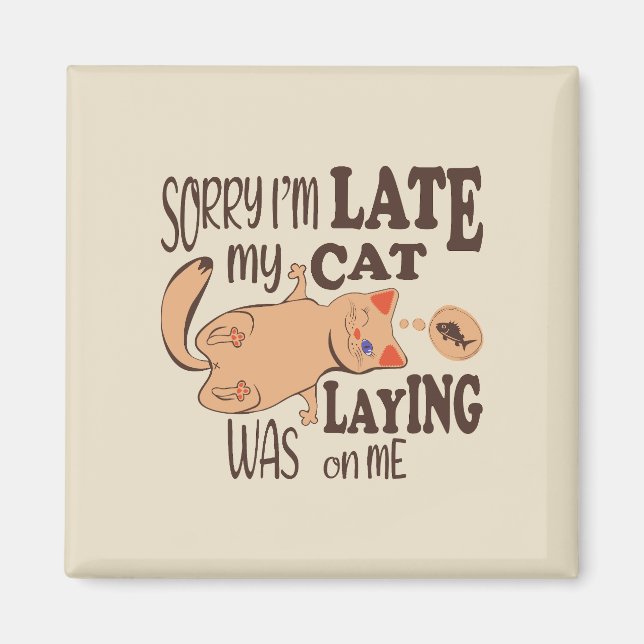 Förlåt att jag kom sent. magnet (Framsidan)