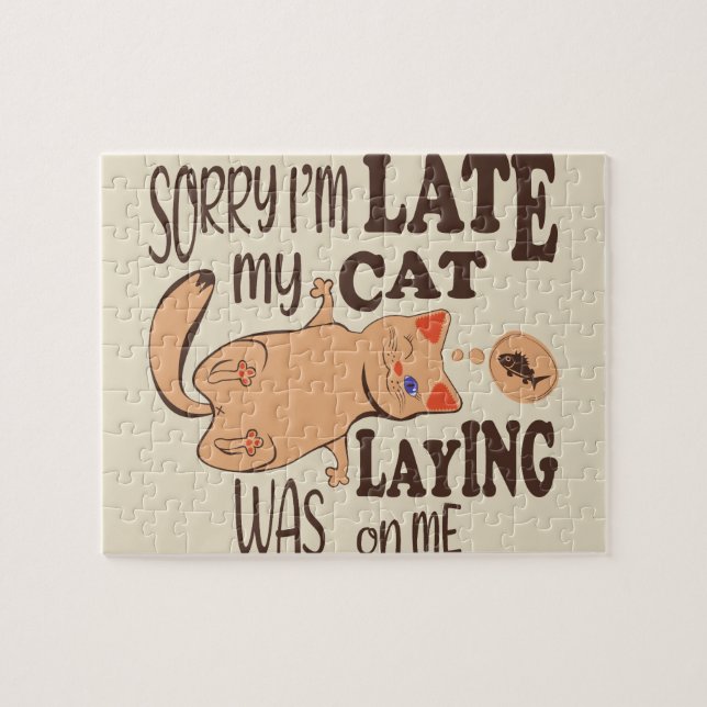 Förlåt att jag kom sent. pussel (Horisontell)