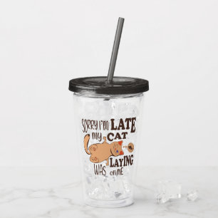 Förlåt att jag kom sent. take away mugg