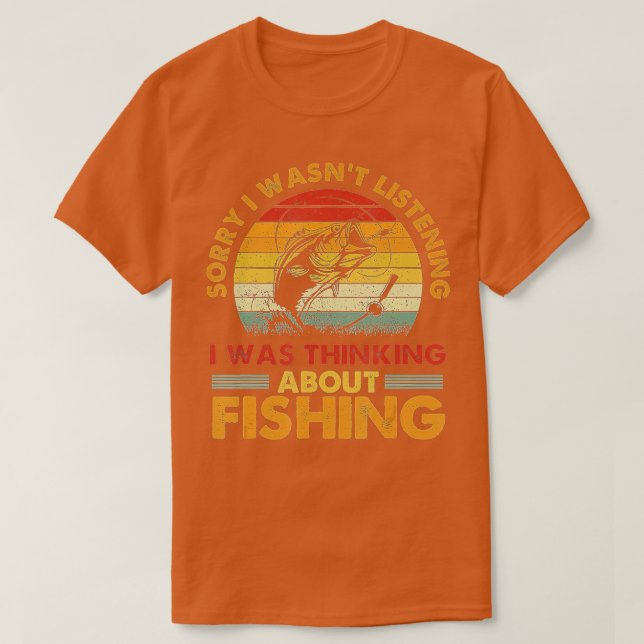 Förlåt att jag lyssnade på att jag tänkte på Fishi T Shirt (Design framsida)
