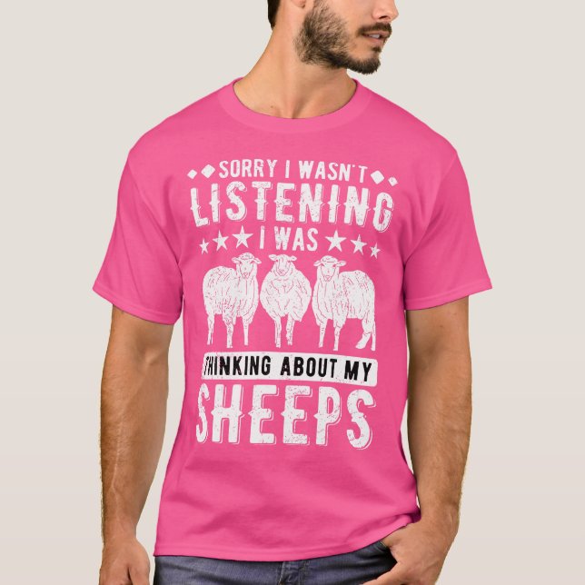 Förlåt att jag lyssnade på mig. t shirt (Framsida)