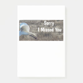 Förlåt att jag missade dig post-it block