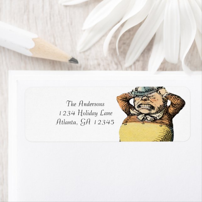 Förlåt att jag Ontr dig.. Returadress Etikett (Insitu)