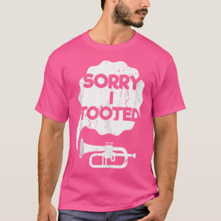 Förlåt att jag tog Brass Music Jazz Funny Trumpet  T Shirt