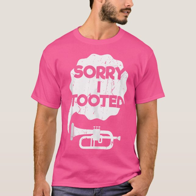 Förlåt att jag tog Brass Music Jazz Funny Trumpet  T Shirt (Framsida)