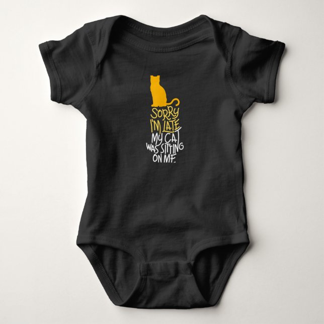 Förlåt att jag var sen Sitta på mig. T Shirt (Framsida)