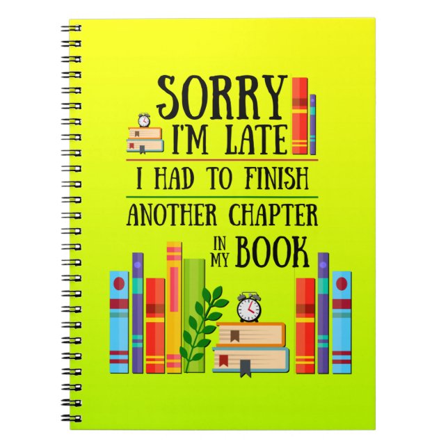 Förlåt att jag var tvungen att Avsluta min Bok Anteckningsbok (Framsidan)