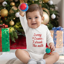 Förlåt att Santa jag dricker Mjölk för jultoma. T Shirt