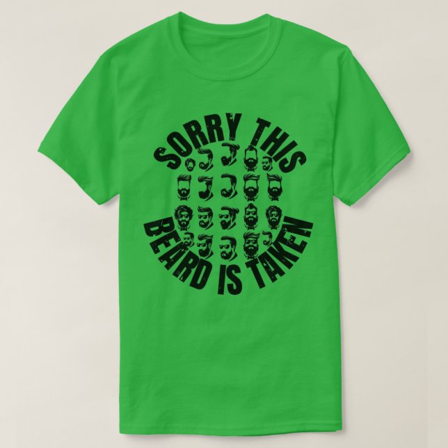 Förlåt att skägget tas 70 t shirt (Design framsida)