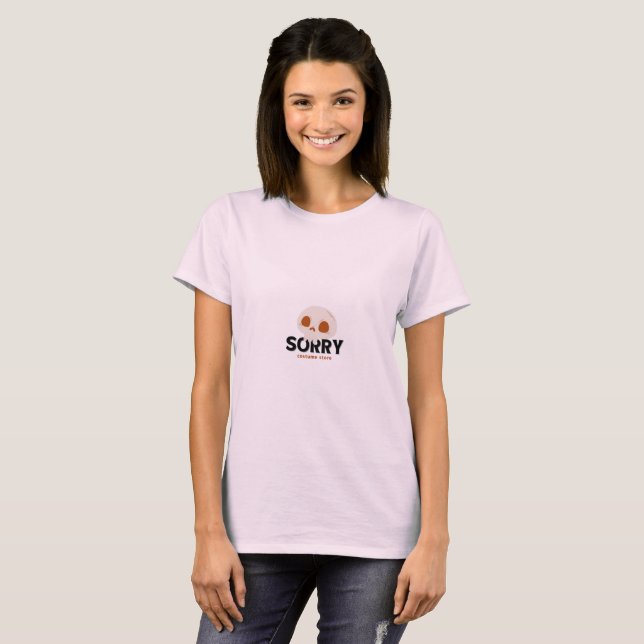 "Förlåt & Birds Logotyp T-shirt | Rosa Women's Tee (Hel framsida)
