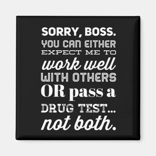 Förlåt, Chef Magnet (Framsidan)