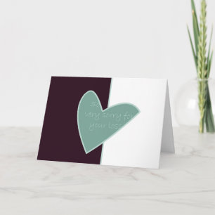 Förlåt för din förlust kort