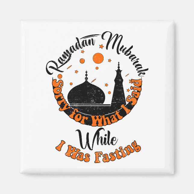 Förlåt för vad jag sa när jag fastnade ramadan magnet (Framsidan)