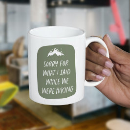 Förlåt för vad jag sa om lustig grönt kaffemugg