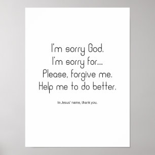 Förlåt Gud. Förlåt mig. Poster