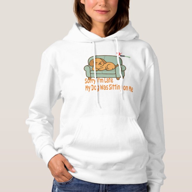Förlåt, jag är sen - problem med Hundägare T Shirt (Framsida)