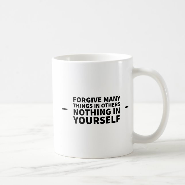 Förlåt Många Saker Hos Andra Ingenting Hos Dig Sjä Kaffemugg (Höger)