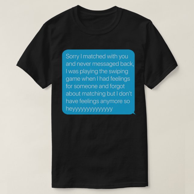 Förlåt, men heyyyyy t shirt (Design framsida)
