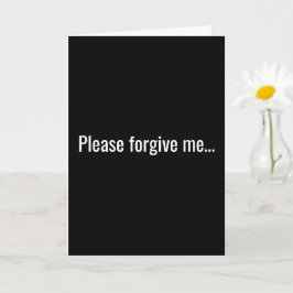 Förlåt mig, Drunk som en kunk. Kort