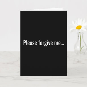 Förlåt mig, Drunk som en kunk. Kort