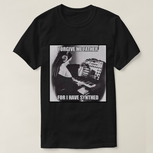 Förlåt mig Far för att jag har synkroniserat (sint T Shirt (Design framsida)