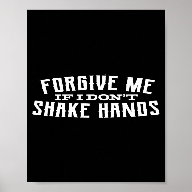 Förlåt mig om jag inte skakar hand  poster (Framsidan)