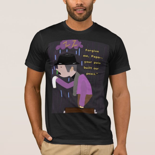 Förlåt mig Pappa - Far dag T-Shirt (Framsida)