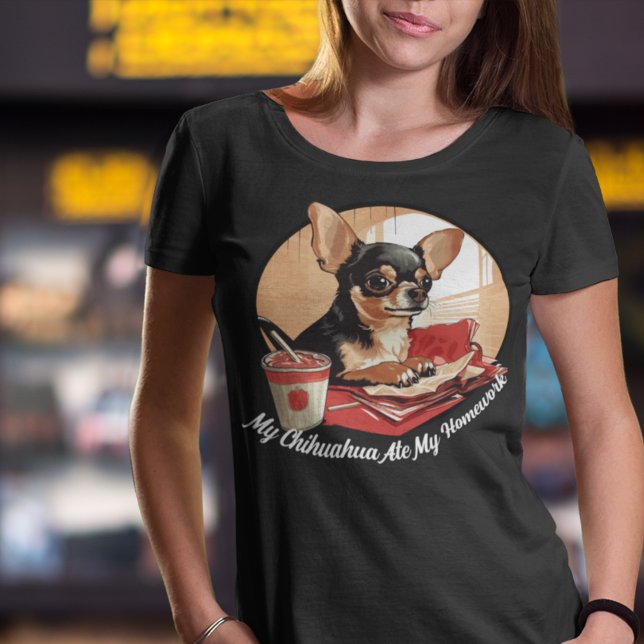 Förlåt min Chihuahua Ate min hemläxa T Shirt (Skapare uppladdad)