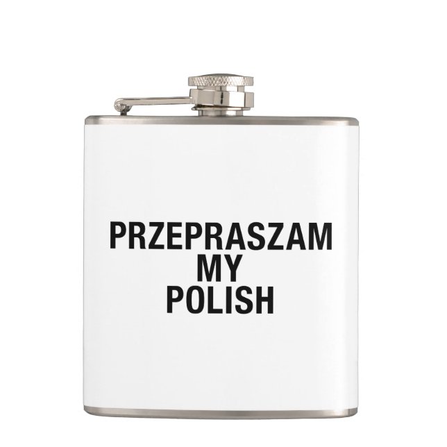 Förlåt mitt polska språk fickplunta (Framsidan)