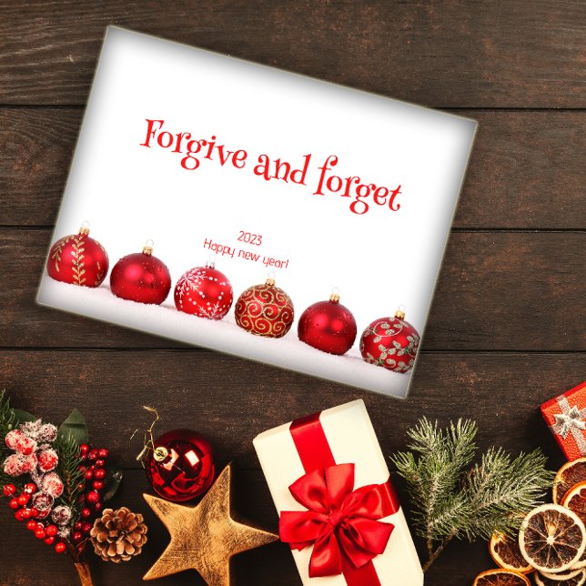 Förlåt och glöm önskemål poster ett nytt år (Skapare uppladdad)