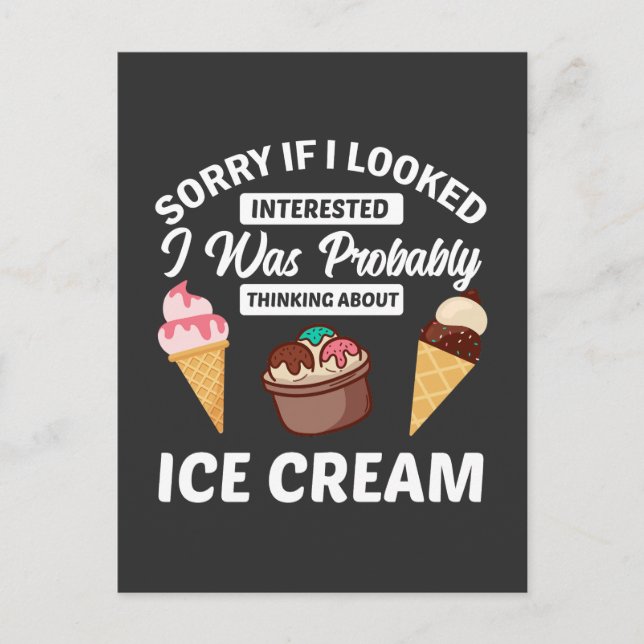 Förlåt om jag såg intresserad... vykort (Framsida)